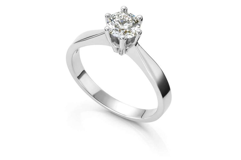 Ring Margrete 0,50ct med LAB grown diamant